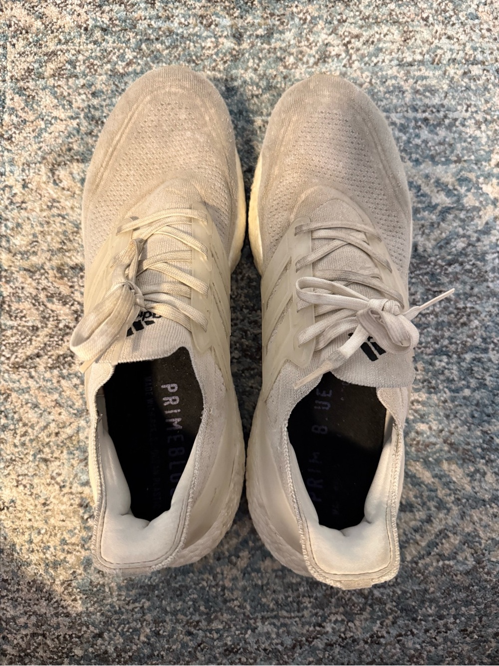 adidas Men's Primeknit Athletic Shoes - off white